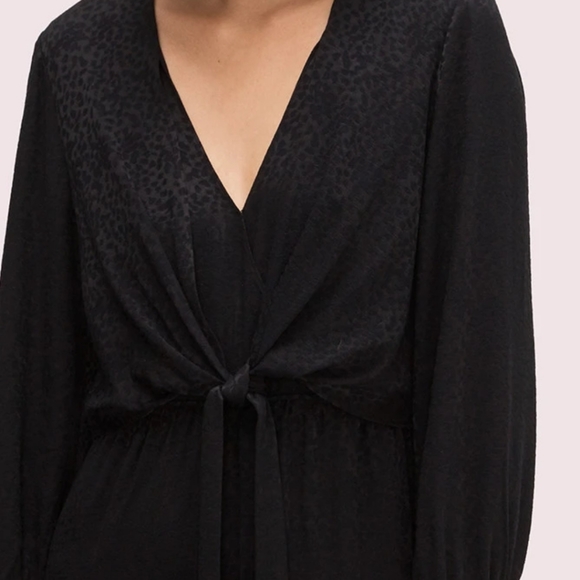 Kate Spade tie front jumpsuit - Picture 3 of 7